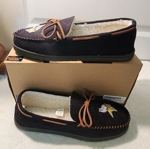 Men's Minnesota Vikings Sz L Moccasin